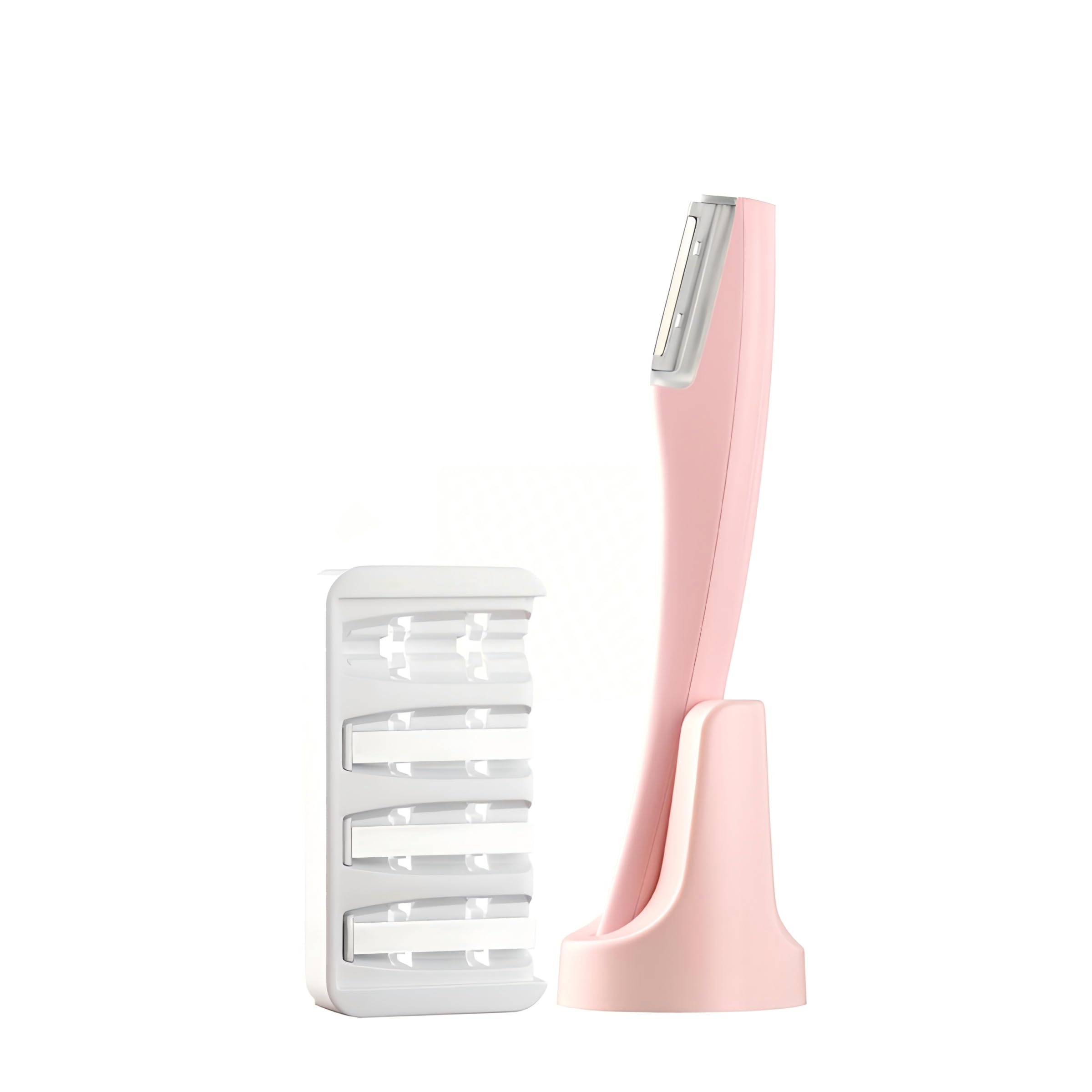 Sonic Dermaplaning Tool for Women Face, Professional Electric Facial Razor & Peach Fuzz Remover, 3-Speed Exfoliating Tool with LED Light, 10-Min Auto-Shutoff & 4 Replaceable Blades for Radiant Skin