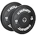 Mirafit Black Olympic Rubber Bumper Plates - Choice of Size