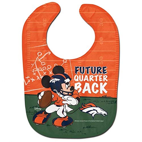 Wincraft NFL Denver Broncos All Pro Style Baby Bib, One Size, Team Color