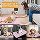 PET SPPTIES Hundebett Weiches und Warmes Matten Hundekissen Waschbarn kuschelig Umkehrbar Haustier Sofakissen PS085 (61X 41 cm, Rosa)
