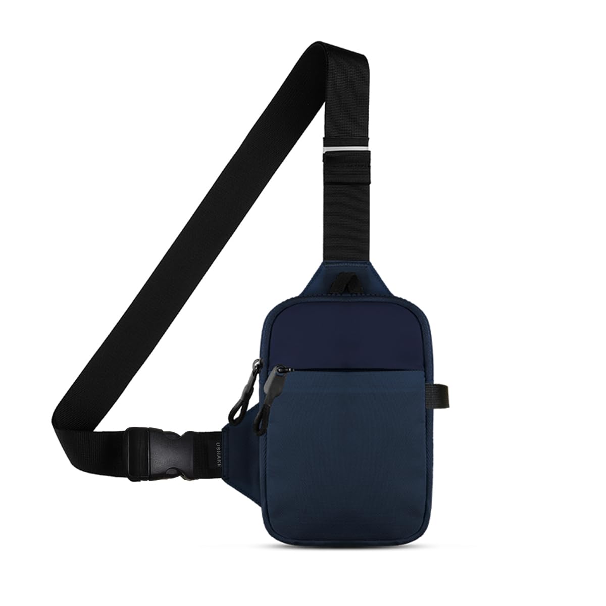 USHAKE Mini Sling Bag for Men Women - Small Crossbody Bag Casual Phone Chest Bag for Hiking Traveling Gifting