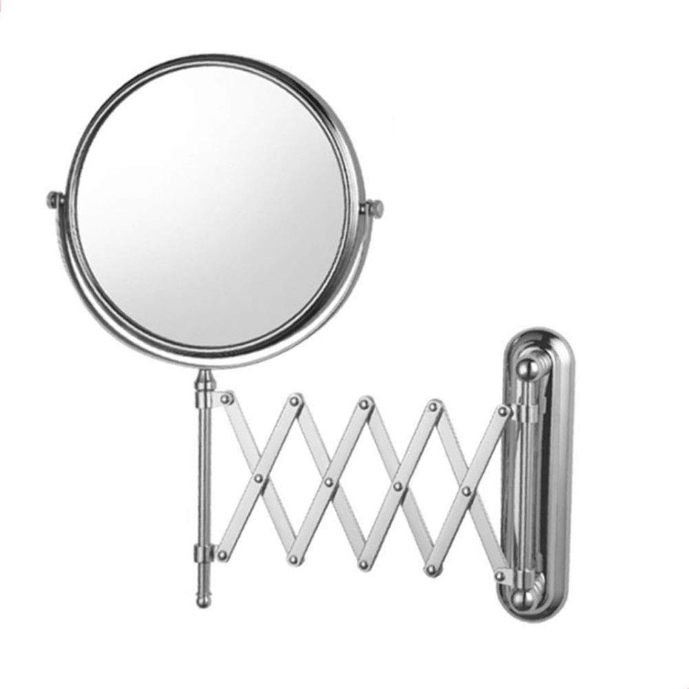 Miroir mural extensible et réglable pour un rasage et maquillage précis