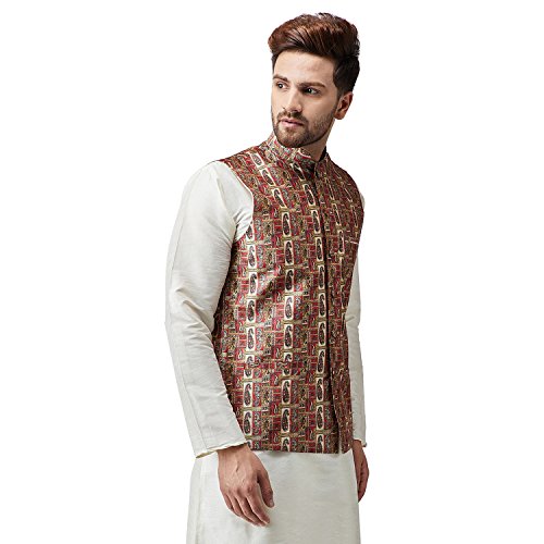 Image of SOJANYA (Since 1958, Men's Silk Fancy Border Dhoti