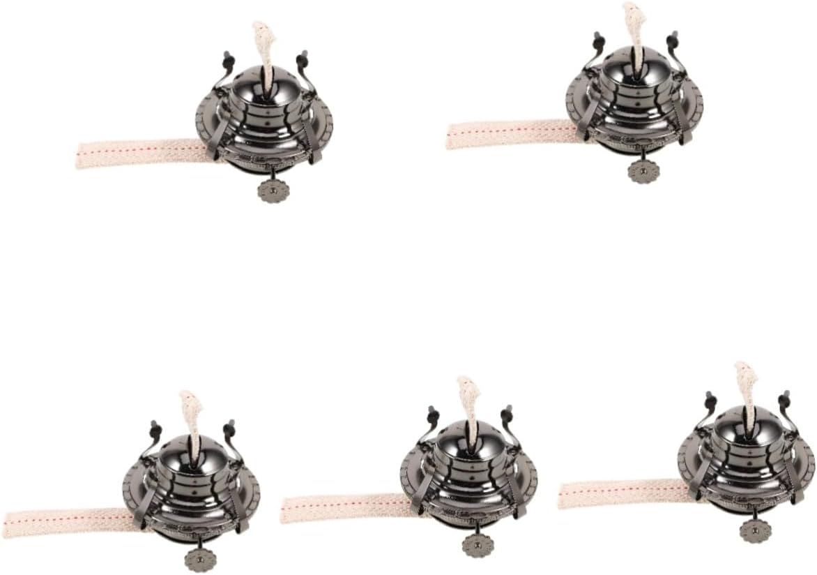 PRETYZOOM 5pcs Oil Lamp Wick Replacement Kerosene Lamp Burner for Vintage Home Decor and Outdoor Use Deep Accessory for Lighting