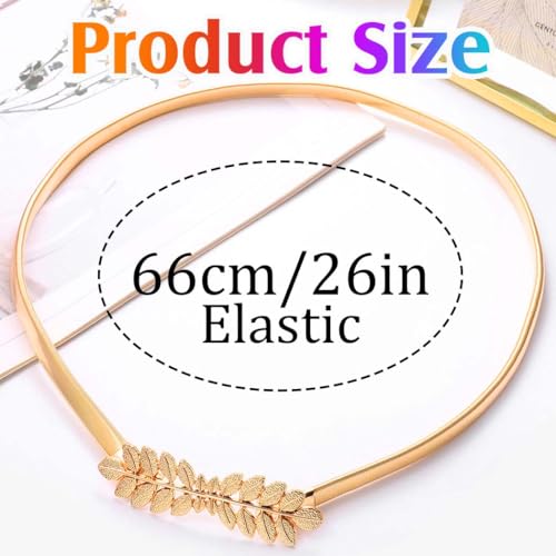 COSYDAYS Gold Belt Dresses Leaf Belts Fancy for Women4