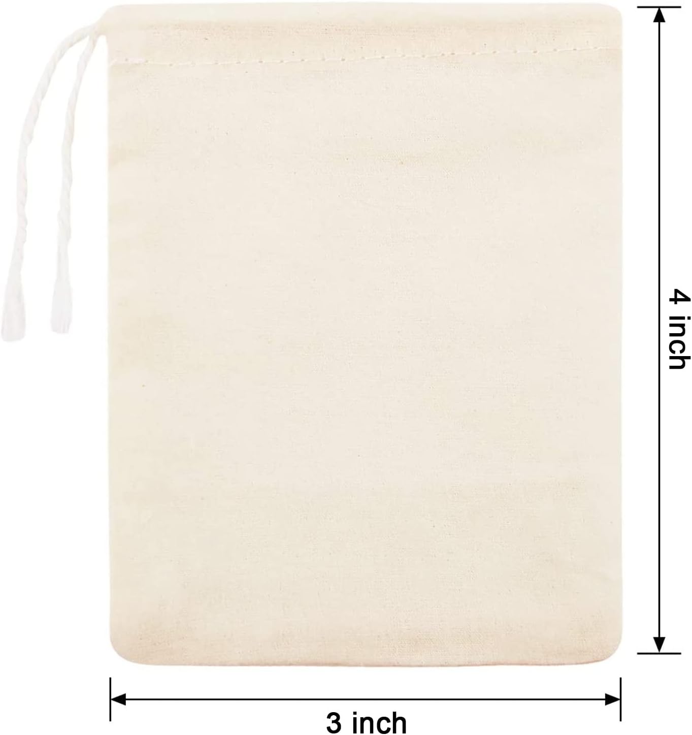 Boao Cotton Cheesecloth Tea Bags (50 Pack)