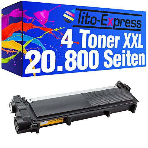 PlatinumSeries 4x Toner Super-XL Compatible con Brother TN-2320 L2340DW L2340DN L2360DN L2365DW L2700DW L2700DW L2740DW DCP-L2500D L2520DW L2540DN L2540DW L2700DW