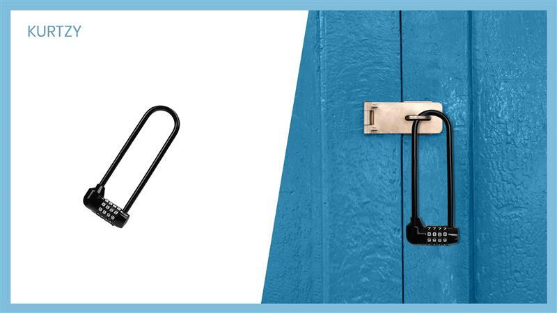 Lucchetto Per Bici A Combinazione 4 Cifre - Antifurto Impermeabile Per Biciclette, Scooter, Cancelli E Armadietti - Foto 2