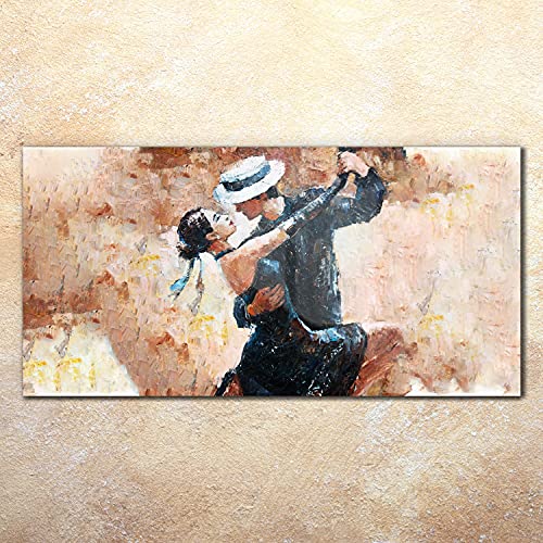 Image sur verre de danse tango pour apporter passion et élégance à votre chambre