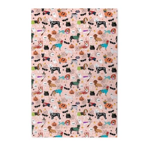 犬柄 1000ピース ジグソーパズル 大人向け難しい 破片なし カチっとハマる 誕生日 おしゃれ インテリア ギフトハウス (75×50cm)