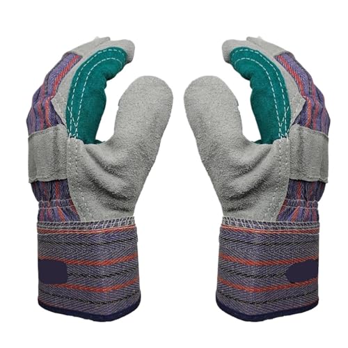 Guantes de soldadura cuero con palma reforzada para máxima resistencia al calor