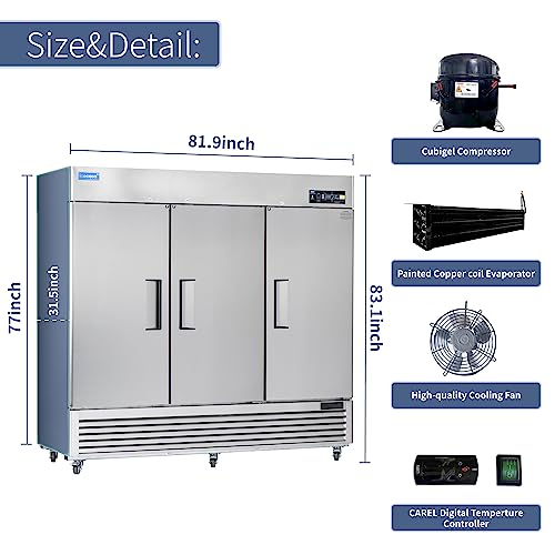 commercial freezer pro 1673