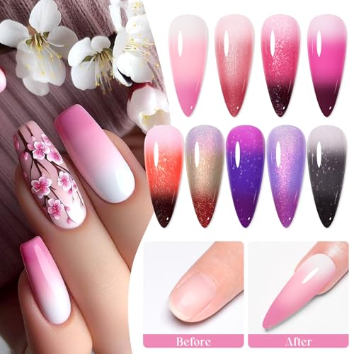 Gel Builder Cambia Color Termico con 12 Tonos Brillantes miniatura 6