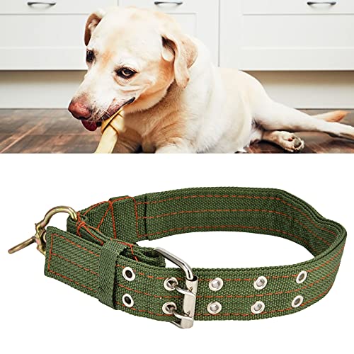 2Pcs Goat Collar Sheep Collars Grazing Copper Bells and Adjustable Canvas Collar Set for Goat Sheep Horse Cow Dog Goat Accessories Small
