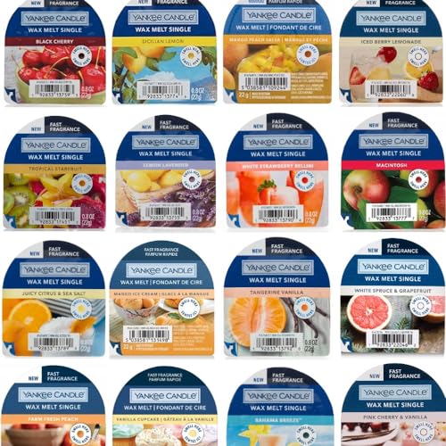 Yankee-Candle-Set-of-6-Assorted-Fruit-Wax-Melt-Singles-Randomly-Mixed-Scents Yankee Candle Set of 6 Assorted Fruit Wax Melt Singles Randomly Mixed Scents