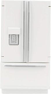 Dollhouse Fridge,1:12 Dollhouse Miniature Furniture Fridge Refrigerator,High Simulation Kitchen Prop Delicate Model Dollhouse Decor,for Dollhouse Scene Decoration Accessories,White