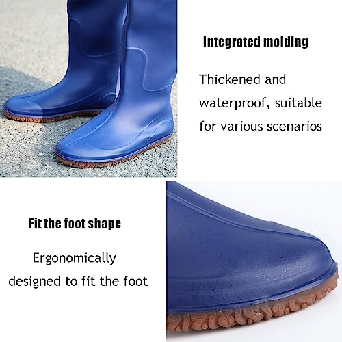 Foto von Watstiefel PVC-Camouflage-Hüftwathose, wasserdichte Angel- und Jagdwathose und -Stiefel, geeignet for Männer und Frauen (Color : Green, Size : 35)