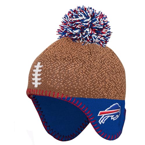 Image of Outerstuff Infant NFL Football Head Knit Hat with Pom