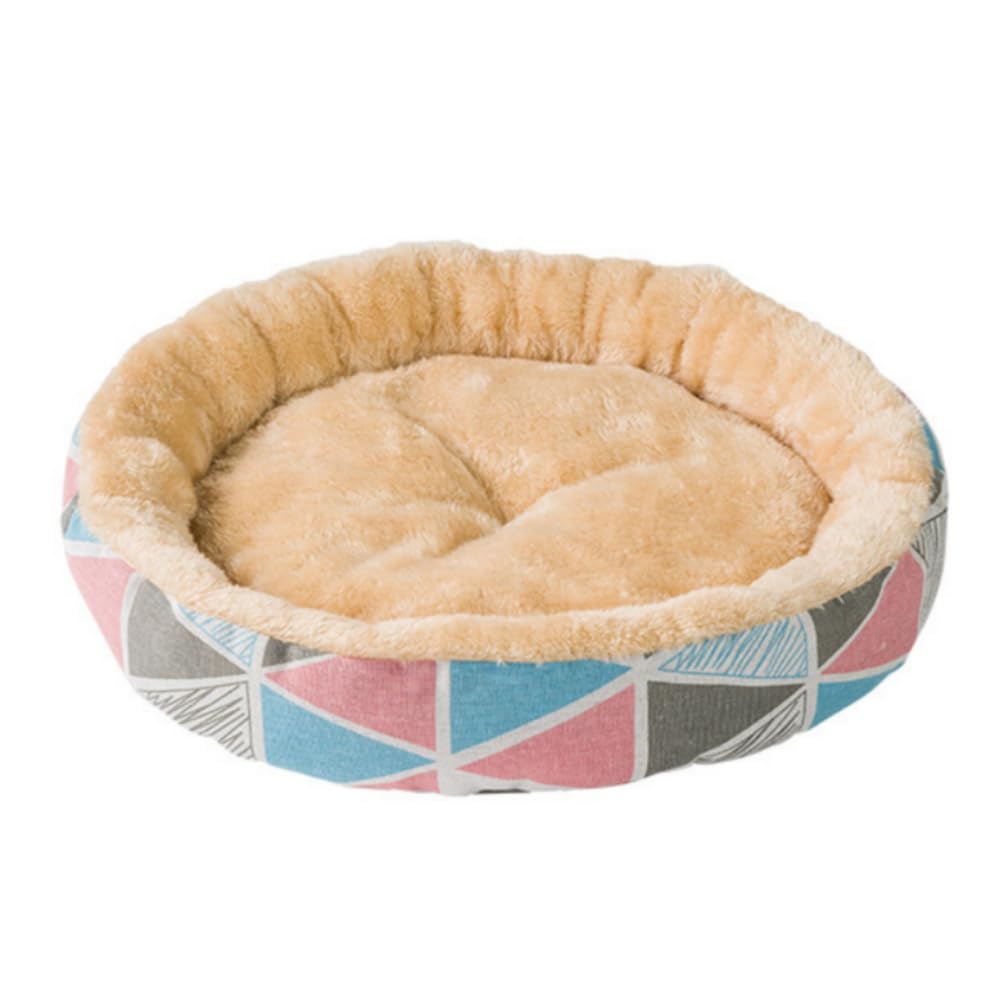 CkuionMAX Cozy Cat Cave Bed with Jacquard Shag - Ultra-Soft Machine-Washable Pet Bed for Indoor Cats Small Dogs