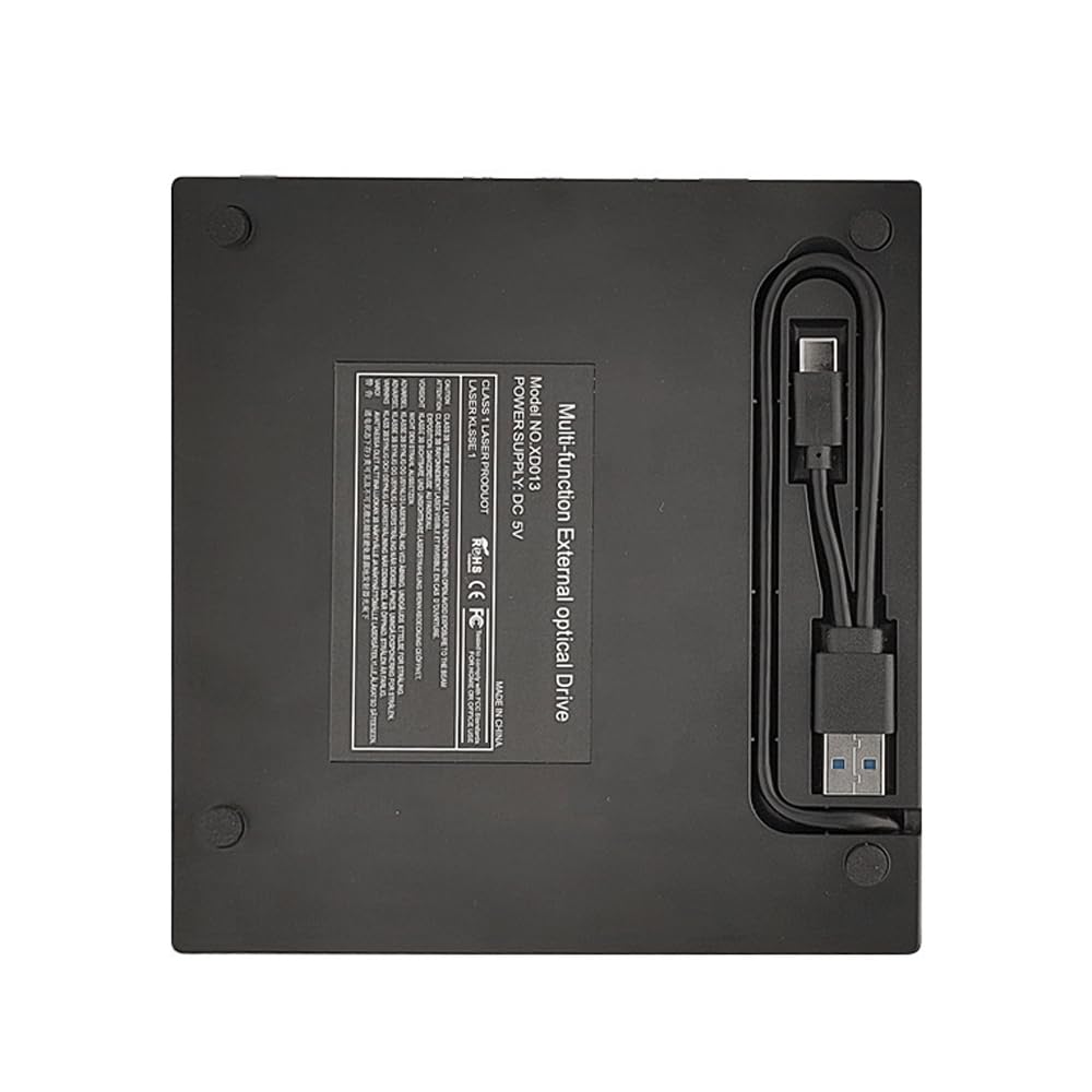 Lecteur CD DVD Externe, Lecteur Optique Externe USB 3.0 7 en 1, Graveur DVD Mobile, Extension de Carte, Ordinateur Externe de Bureau, Ordinateur Portable, Lecteur Optique Externe