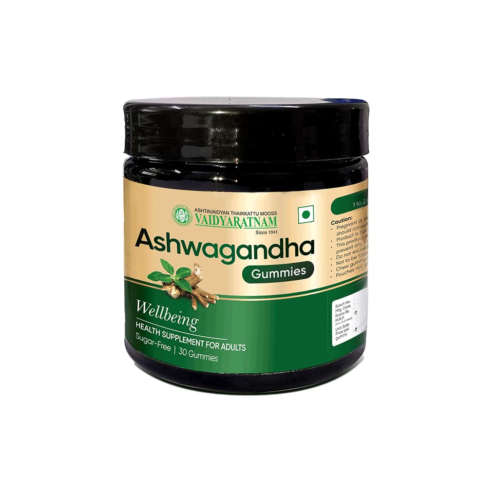 [BRSREHQDB4PBYETB] Ashwagandha Gummies 30 Nos | Ashwagandha Supplement for Stress & Anxiety Support | Natural Anxiety Relief Gummies | Herbal Anxiety Supplement | Anxiety Relief Medicine Natural for Adults