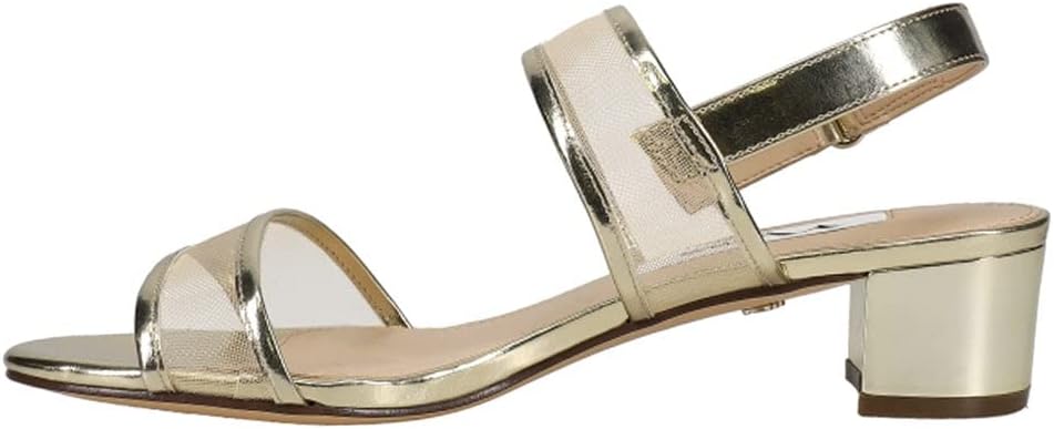 NINAWomens Ganice Fabric Open Toe Casual Ankle Strap Sandals, Multicoloured