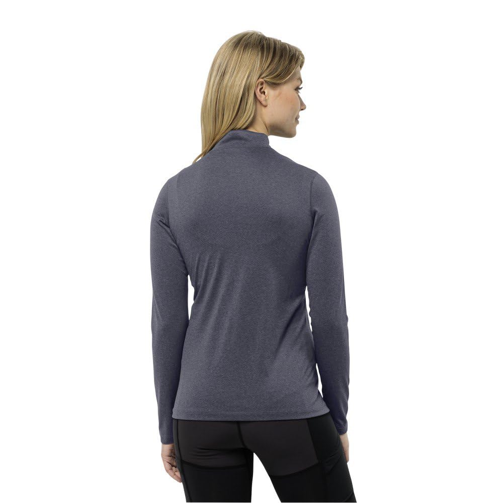 Jack Wolfskin Damen Sky Thermal Hz Wander Shirt, Dolphin, XS EU – Ansicht 2