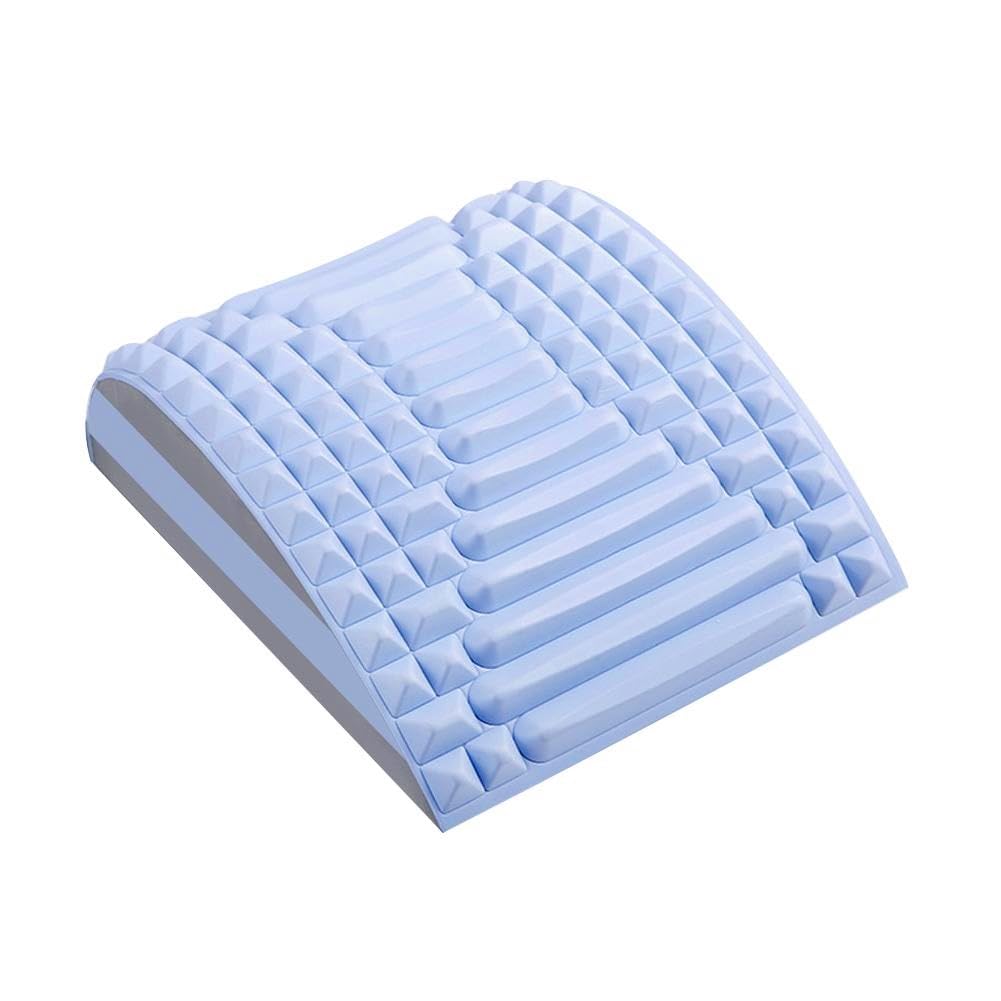 RukebuRefresh - Neck & Back Stretcher, Back and Neck Stretcher Posture Corrector, Lumbar Stretcher for Neck Pain Relief, Lower Back, Upper Back and Shoulder (Blue)