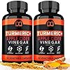 Turmeric-Capsules-Supplement-with-Apple-Cider-Vinegar-Pills-1650mg-Tumeric-Curcumin-with-Black-Pepper-Bioperine-Ginger-Extract-Organic-Powder-Premium-Joint-Healthy-Inflammatory-Support-2-Pack Turmeric Capsules Supplement with Apple Cider Vinegar Pills 1650mg Tumeric Curcumin with Black Pepper Bioperine Ginger…