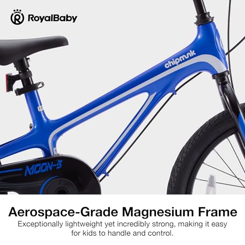 RoyalBaby Kids Bike 18 Inch Lightweight Magnesium Alloy Children's Bicycle Boys Girls Ages 5-9 Years, Blue by RoyalBaby - Image 3
