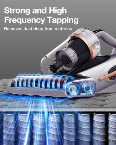 Image of Jimmy BX7 Pro Max Graphene Mattress Vacuum Cleaner with Dust Sensor, Bed Vacuum with UV Light, 550W Powerful 16Kpa Suction Handheld Vacuums Couch Cleaner (Corded)