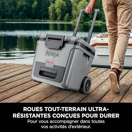 Ninja FrostVault 28 Glacière roulante avec zone sèche FB230EUGY - vue 7