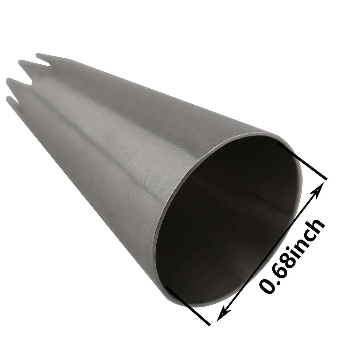 ZZHXSM 4IN1 Piping Nozzle Stainless Steel Icing Tips Cupcake Pastry Tools Cake Decorating Tips Cupcake Cookies Icing Piping Pastry Nozzles (#12, #16, #22 Nozzle 9 Teeth, #17 Nozzle 6 Teeth)