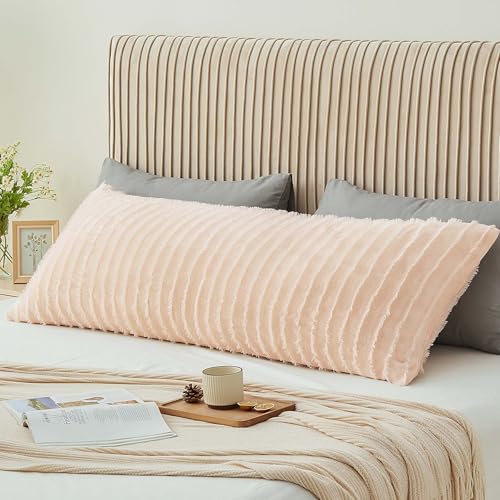 Image of BEDELITE Body Pillow Cover with Zipper, Boho-Coral, 20x54 Inch, 1 Pack