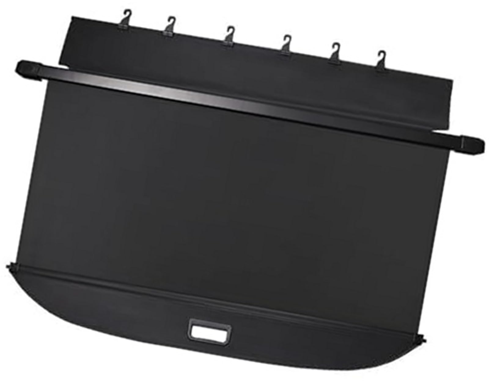 fhjwqronte Rear Storage Fixing Frame Car Parcel Shelf, for Everest 2016-2020 Retractable Trunk Cargo Cover Rack Anti-Peeping Shield Privacy(Black OneColor)