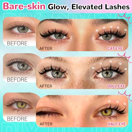 Manga Lash Clusters Kit Spiky Eyelash Cluster Fairy Lashes Extensions — view 4