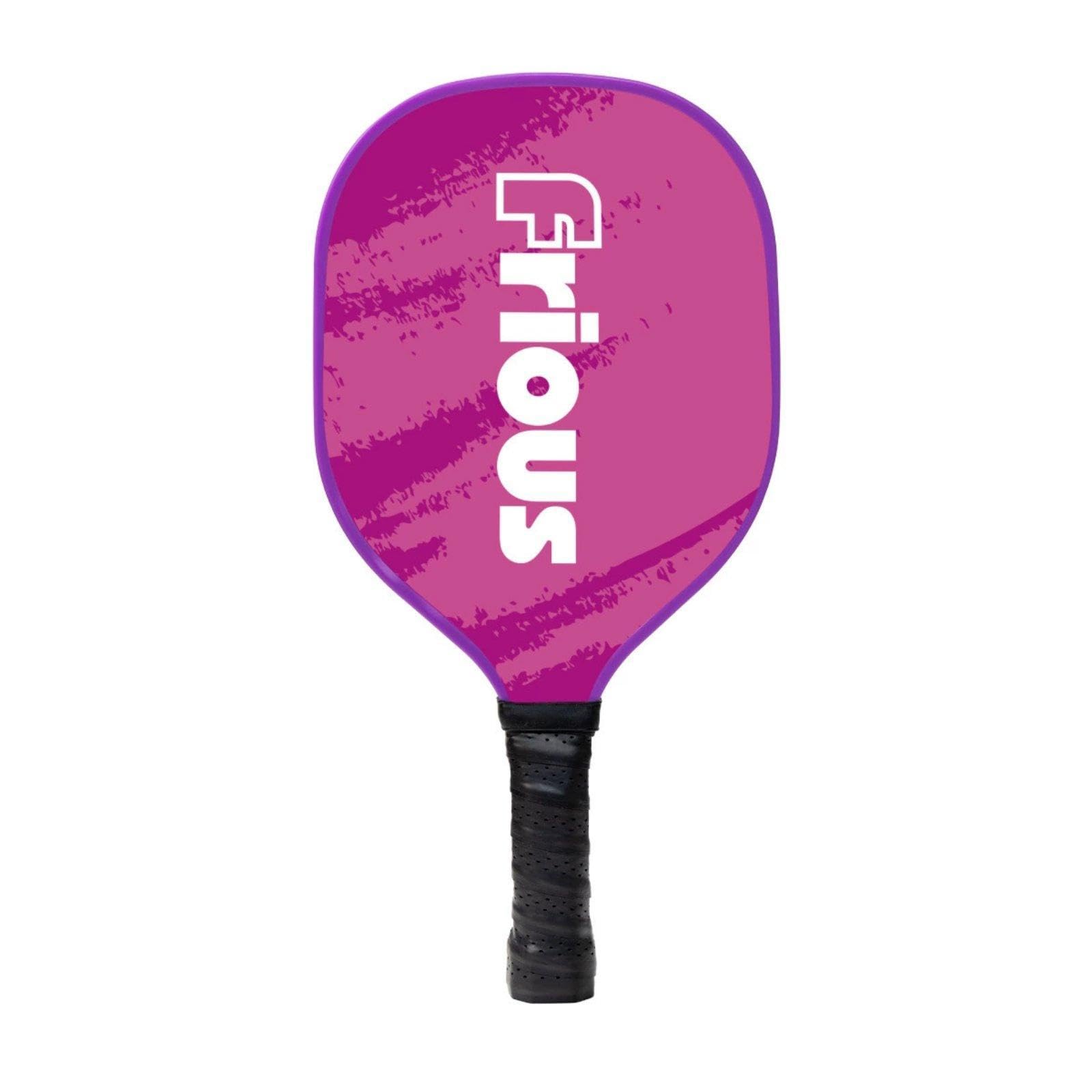 Paddleball Racket Set Wooden Pickleball Racket Lightweight Beach Paddle Set for Beginners, Families, Outdoor Play, Parks, Community Centers Magenta-image-47