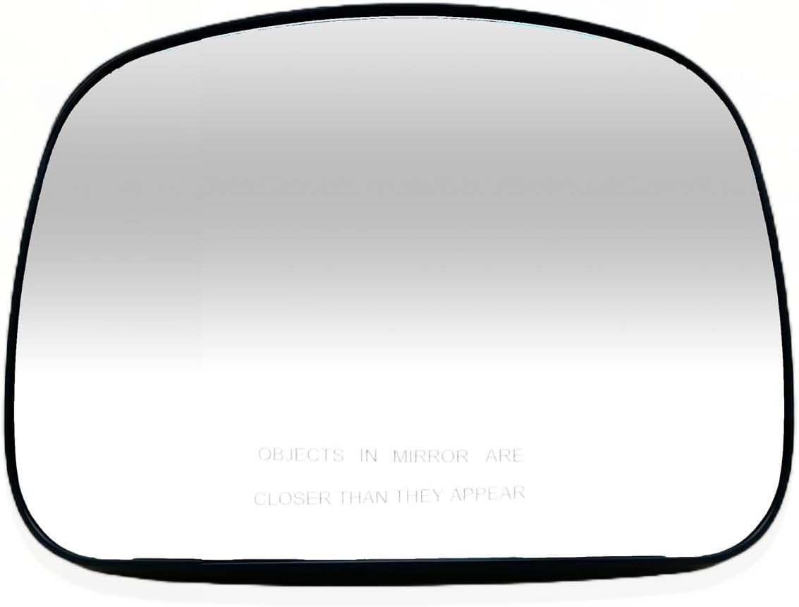 SPLENDID Replacement Hood Mirror Glass for 2008-2017 Freightliner Cascadia, Wide Angle Convex Glass, High Reflective, Driver/Passenger Side (OEM: TL28729)