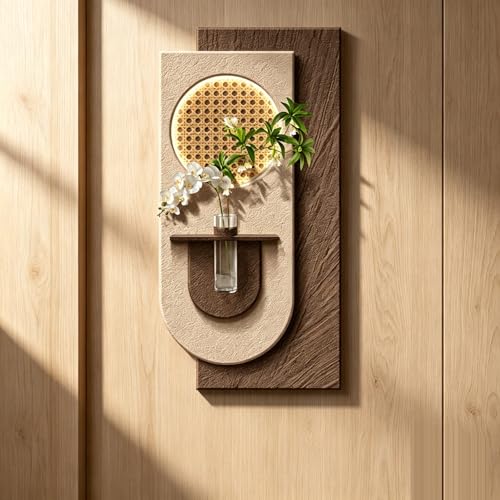 ���⒲ �E�H�[���A�[�g�G�� ? 3D LED�Ɩ��t���Ǐ���A���g���E�t���[�����X�E�f�U�C�� ? �t�F�C�N�O���[�����ԕr�t�� ? ���r���O�E�Q���E�I�t�B�X�E���֗p(Style D,31*62in/80*160cm)