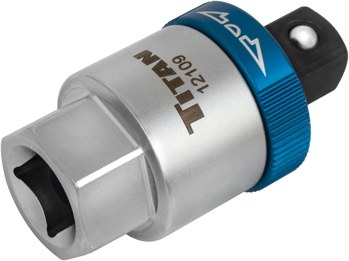 Titan 12109 1/2Inch Drive Ratcheting Breaker Bar Adapter