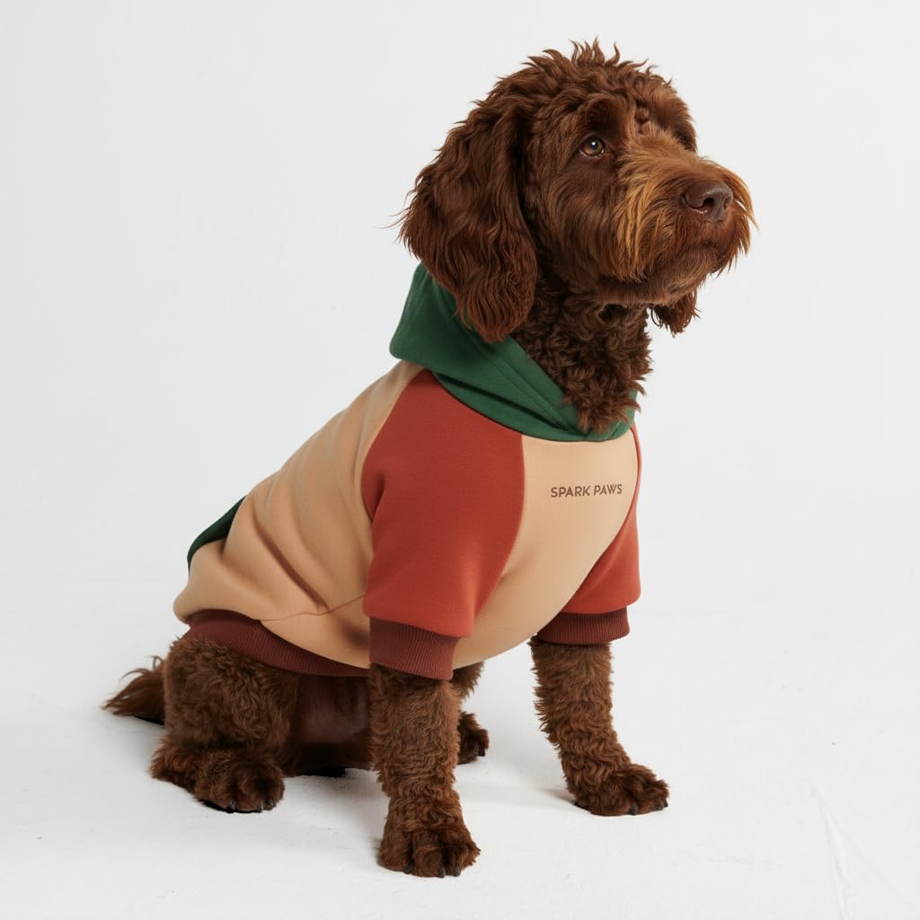 Spark Paws Dog Hoodie - Buttery-Soft Sweater Sweatshirt, Clothes for Puppy