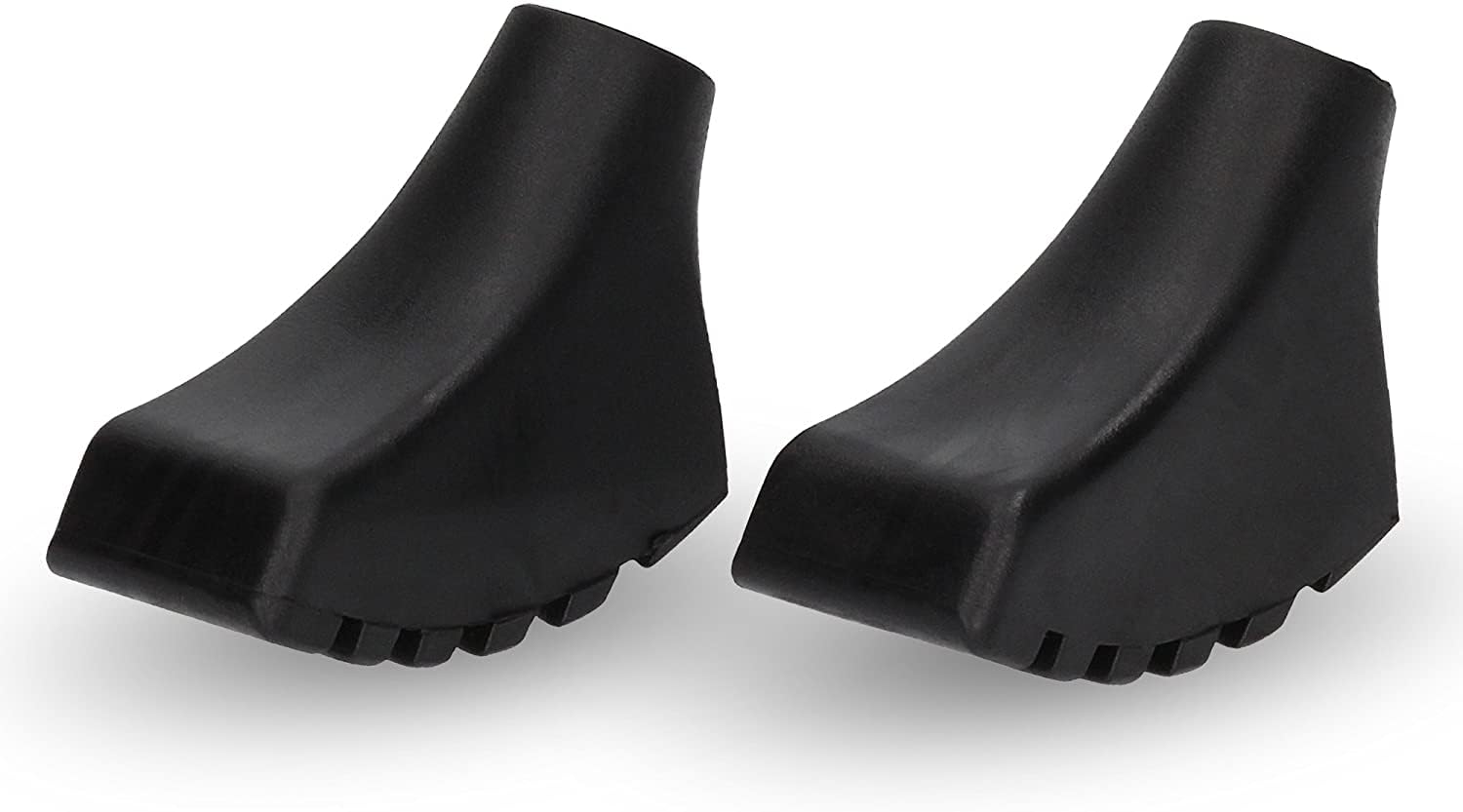 Coussinets Marche Nordique NORDICBERRY - Lot De 10 - Caoutchouc - Compatible Tous Bâtons - Pour Asphalte
