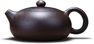 SOBOLON Hervidor de Viaje Juego de té Chino Tetera Arcilla púrpura Tetera colador Hecho a Mano Arcilla Antigua Hecha a Mano 175ml Tetera Verde