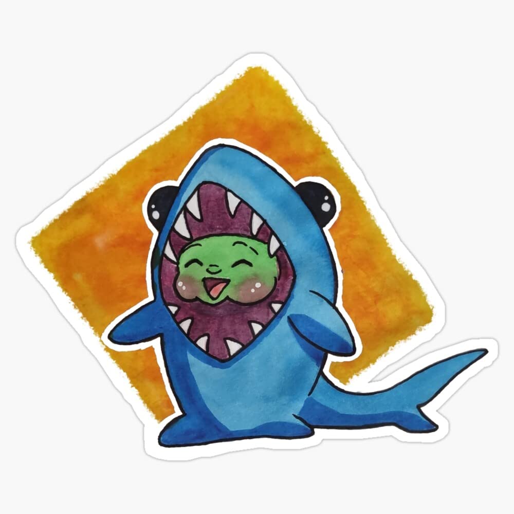 Shark Planner Stickers - 200 Half-Inch Round Opaque Craft Stickers For Calendars & Scrapbooking