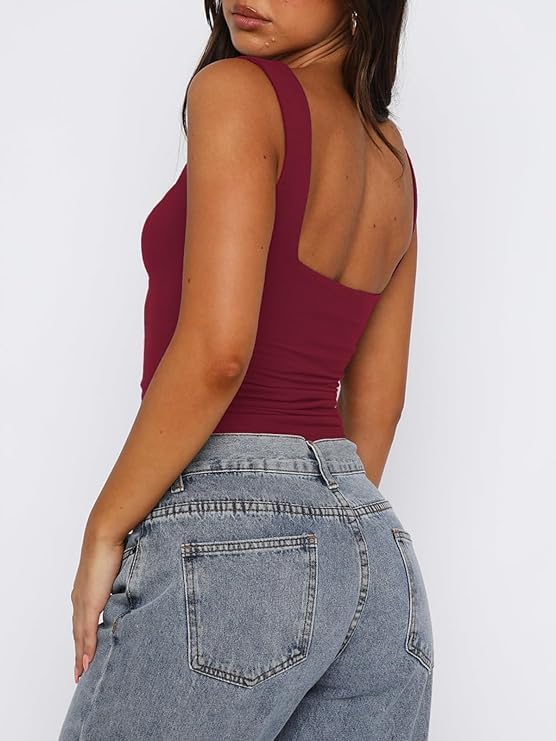 ForeFair Women Sleeveless Sexy Backless Going Out Crop Top Y2K Strappy Ruched Tank Top Summer Tight Slim Fit Cute Tops4