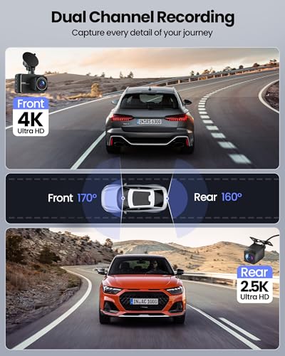 Dellfy Dash Cam, Dashcam Front And Rear Cameras thumb #4