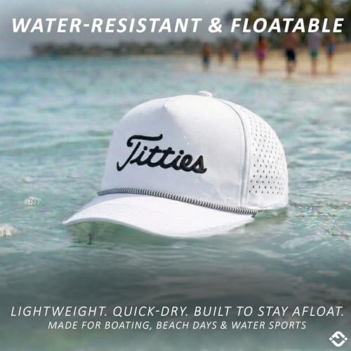 Image of Funky Junque Golf Trucker Hat | Lightweight Golf Trucker Rope Hat with Adjustable Snapback, Golf Course and Weekend Wear, Funny Golf Hats for Men and Women