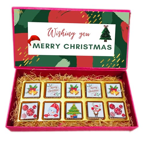 Image of Expelite Happy New Year Chocolate Gift for Kids -12 Pc Happy New Year Gift for Husband & Boyfriend, Girlfriend & Wife