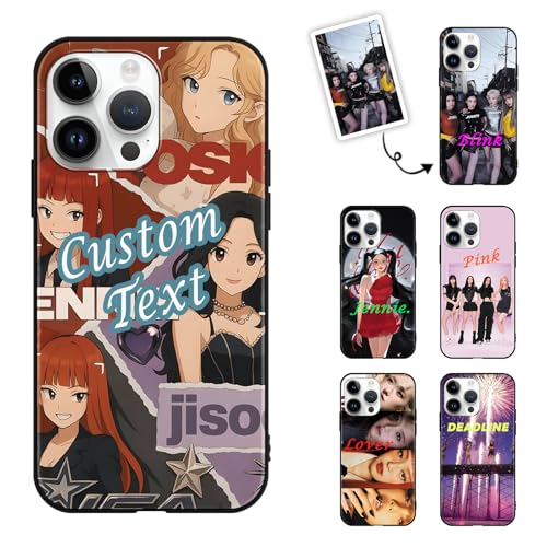 Personalizzata Custodia per Huawei P8 Lite/P9 Lite (2017) 5.2'', Cover Kpop Star Blackpink Rose Jenny Lisa Jisoo Motivo Custom Il Tuo Nome DIY Case Antiurto Personalizzato Foto Testo Personalizzabili