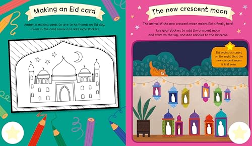 Image of Happy Eid Sticker Activity Book: With over 400 stickers (Campbell Celebration Sticker Activity Books)
